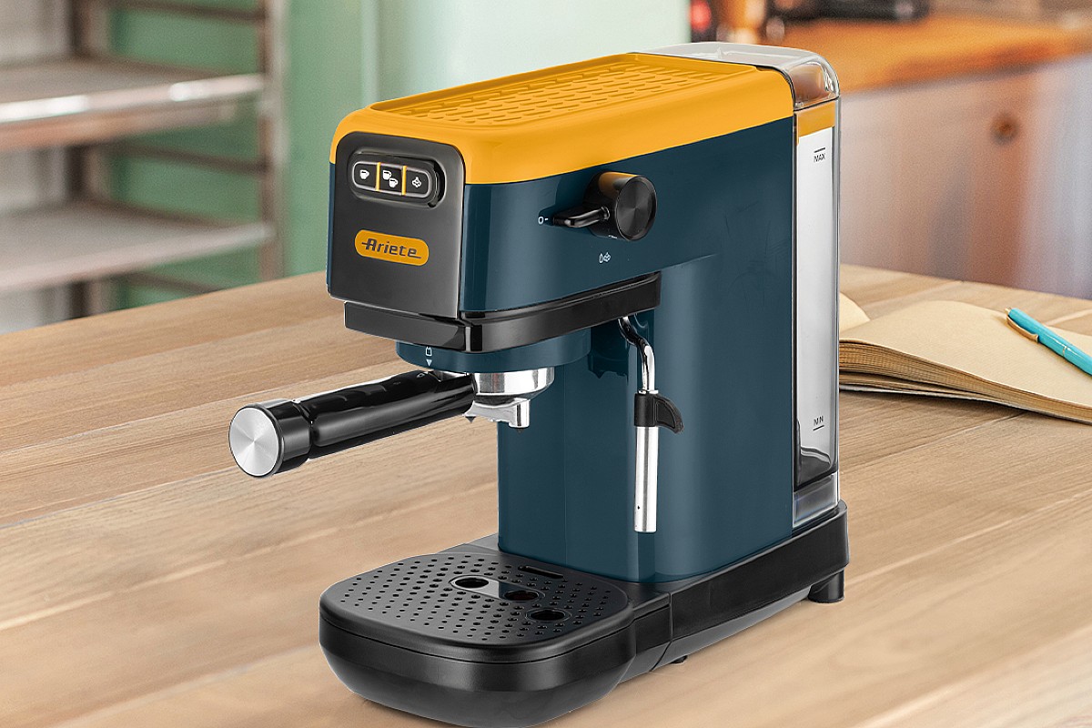 CAFETERA ESPRESSO ARIETE COLOR AMARILLO 929-922