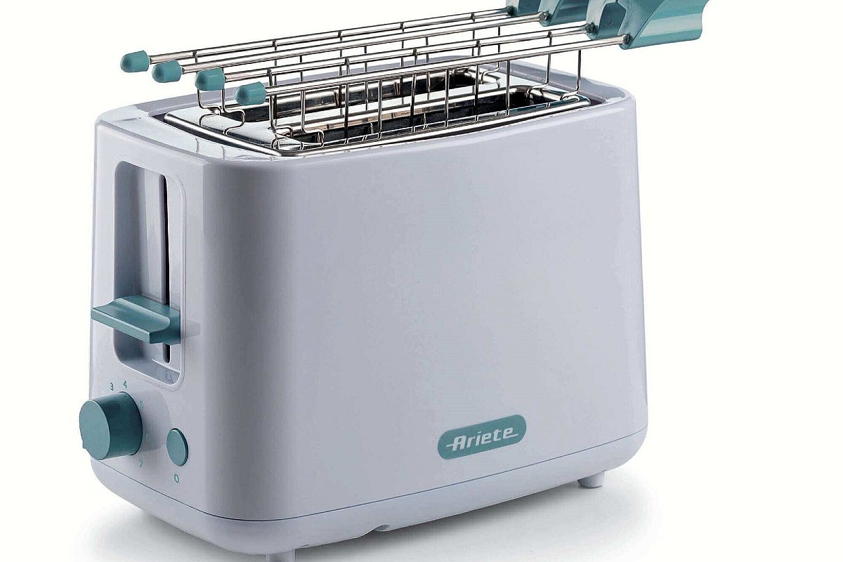TOSTADORA ARIETE BLANCO/AZUL 929-908 