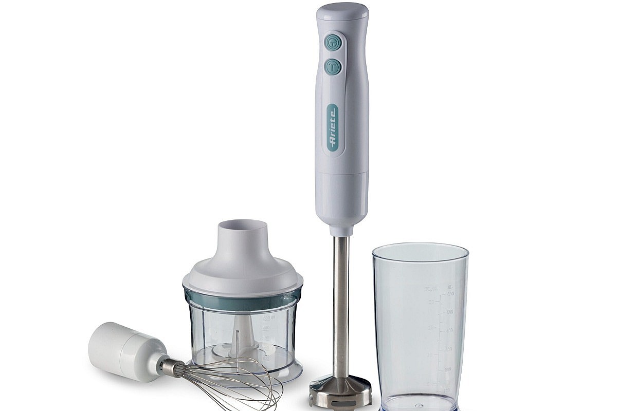 MIXER 3 EN 1 ARIETE BLANCO/AZUL METAL 929-905