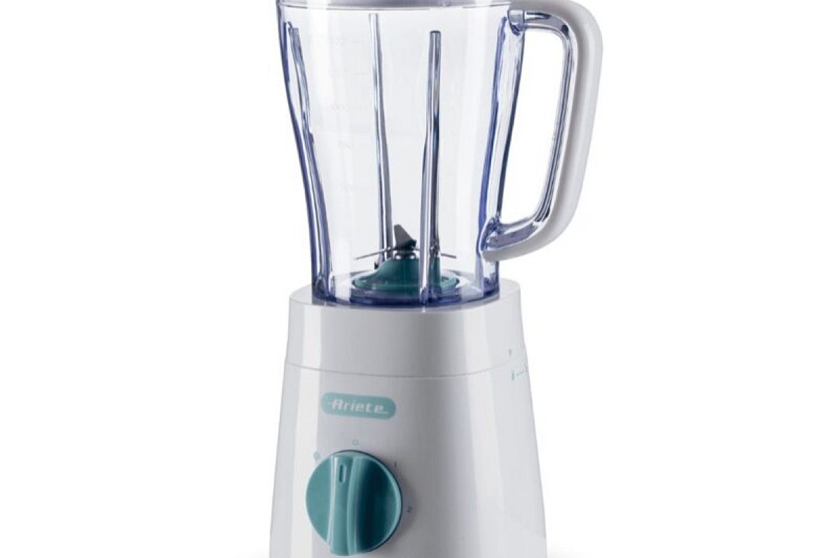 LICUADORA C/PICADORA HIELO BLANCO/AZUL ARIETE 929-903 