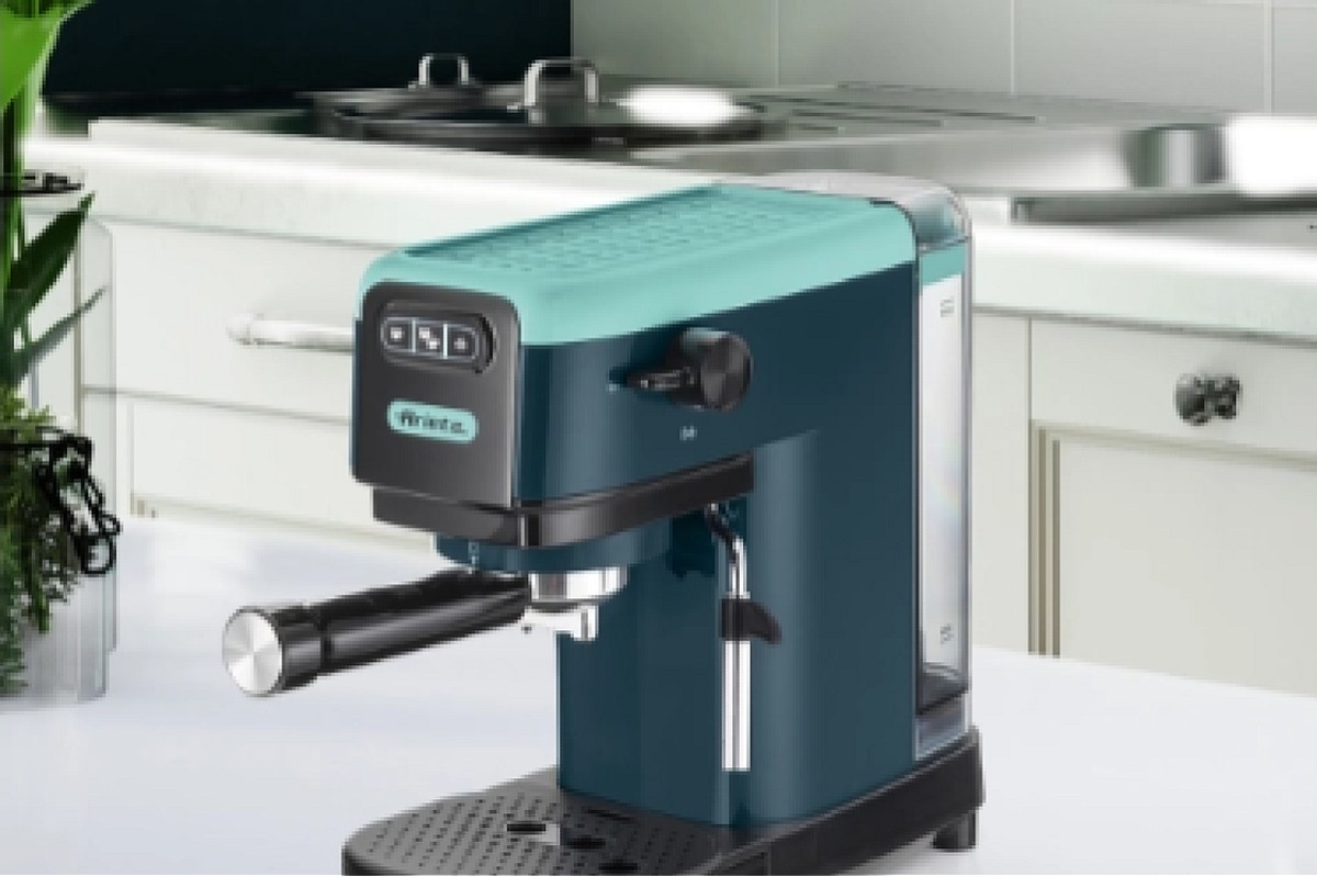 CAFETERA ESPRESSO ARIETE COLOR AQUAMARINE 929-923
