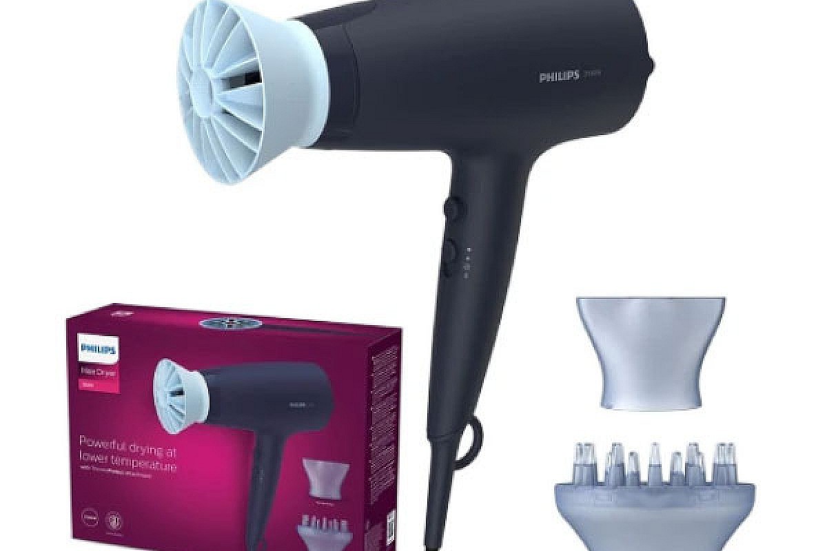 SECADOR DE PELO PHILIPS BHD360/20 CON 1 DIFUSOR Y 1 BOQUILLA