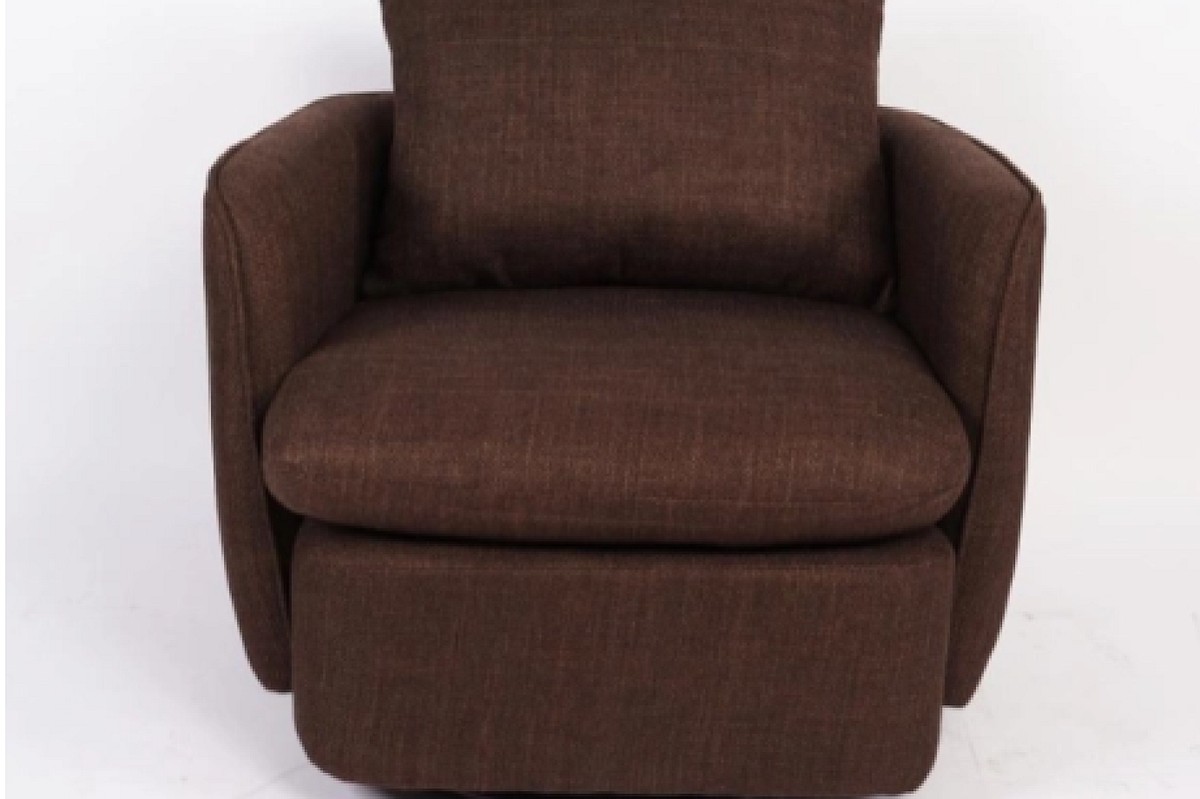 POLTRONA ANJI GIRATORIA MARRON 2823K (MOVELMAX)